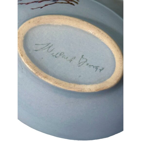 Vintage Willard George Canonsburg “Willow” Sugar Bowl with lid - Picture 10 of 11